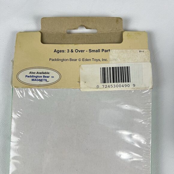 EDEN Paddington Bear VTG Bath Tub Puzzle 80s 90s Mini Jointed Figure Bag Korea - Picture 7 of 11